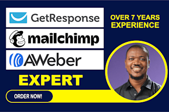 be your mailchimp, aweber or getresponse expert