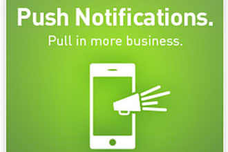 add push notifications feature in your android or ios app