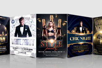 design sports,club,party,event,food or any flyer poster
