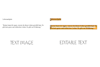turn your scanned book to editable text