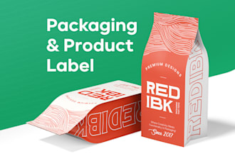 design custom product labels or packaging that stand out