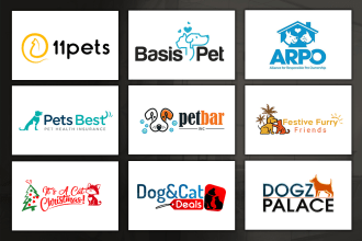create amazing logo for your pet business