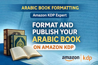 format your arabic islamic book for amazon KDP