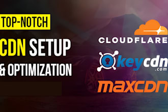 configure cloudflare, stackpath, keycdn or any other CDN