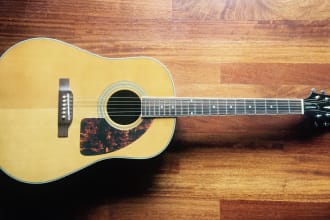record an acoustic or electric guitar part for your project