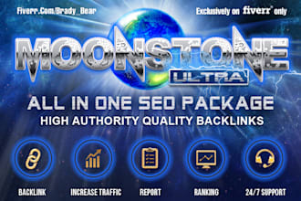 do moonstone ultra all in one premium SEO package 2019 for ranking