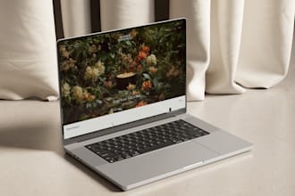 create a modern, strategic and aesthetic website