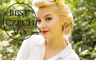 record the best female czech voiceover