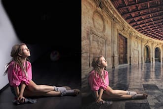 cut people on to backgrounds and add or remove objects with photoshop