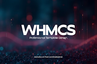 design professional responsive whmcs template good for SEO