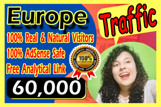 boost europe country targeted human visitors web traffic