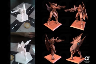 create awesome 3d print ready models from your ideas or sketches