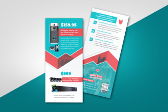 design amazing rack card or dl flyer