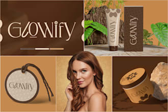 do company logo design and brand identity with brand style guide
