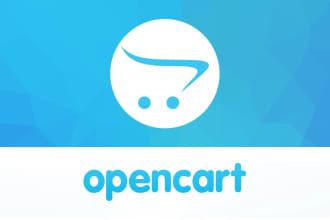 create opencart module and API integration for you