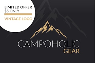 make a fantastic vintage and minimal logo
