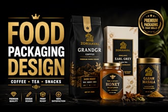 design food packaging and food label design for your brand