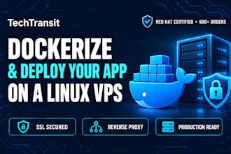 dockerize and deploy your app with docker compose on a linux vps