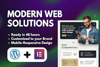 create a minimal, elegant website for startups