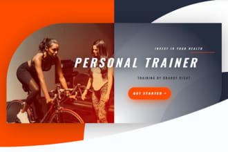 create clean wordpress landing page website