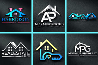 do property, housing and real estate company logo design