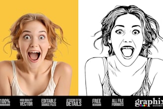 turn your image to outline or line art