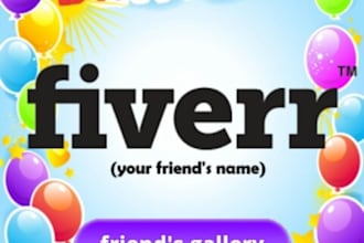 develop an HAPPYBIRTHDAY android app especially for your friend or family