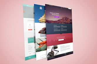 design a website in wordpress, ecommerce, web page design