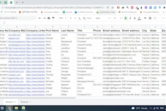 find leads , data entry , linked in top target company