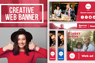 design a creative web banner