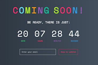 design and develop professional landing page
