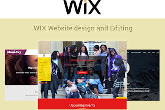 design professional wix website