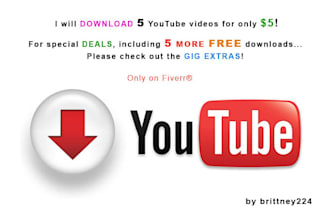 download 5 YouTube videos