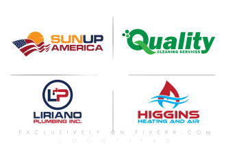 design a plumbing, heating, air conditioning, and hvac logo