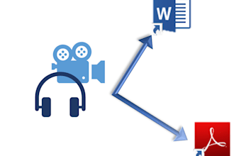 provide a quality transcription up to 20 minutes