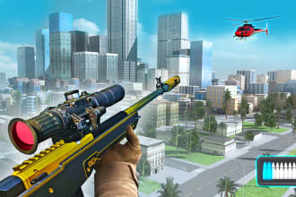make 3d sniper shooing games in unity