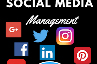 post in your social media accounts for one week