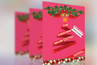 design event business flyer, poster or brochure