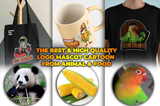 design custom logo animal pet and food for your business