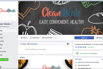 create setup an awesome facebook page for you