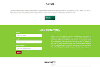 do modern landing page and promotional landing page design for you