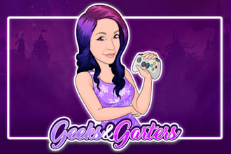 design cartoon logo, avatar, or caricature portrait