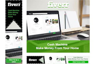 create creative ads and banners for you