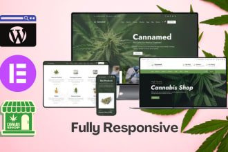 make cannabis shop wordpress website