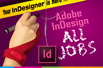do your adobe indesign job fast in best quality