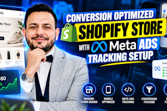 build a conversion optimized shopify store with meta ads tracking set up
