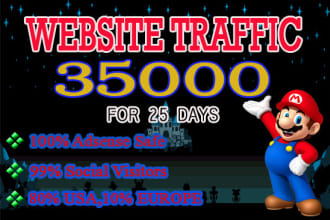 drive unlimited USA website traffic