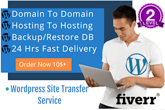 transfer your wordpress website within 24hrs