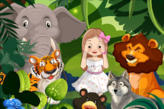 design children story book illustrations