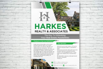 design appealing print ready flyer, poster design